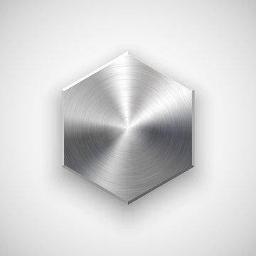 Abstract polygon Button Template