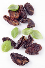 sun dried tomatoes and basil
