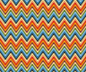Ethnic colorful seamless pattern