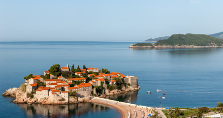 Fototapeta premium St. Stephan island in Montenegro