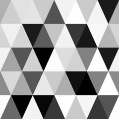 black and white abstract geometry pattern