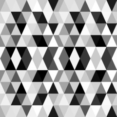 black and white abstract geometry pattern