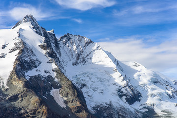 Mountain view of  Franz Josefs Hohe Glacier, Austria