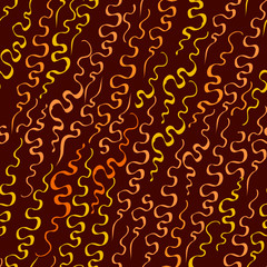Chocolate doodle seamless pattern like lace