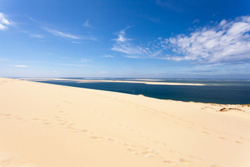 Fototapeta na wymiar Dune du pilat en aquitaine