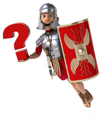 Naklejka premium Roman soldier