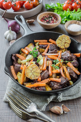 Roast with Vegetables