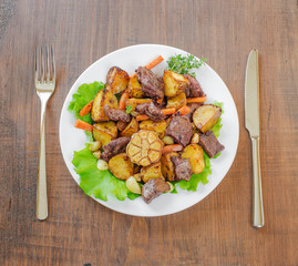 Roast with Vegetables