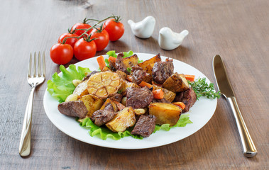 Roast with Vegetables