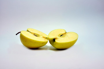 Green Apple Isolated on White