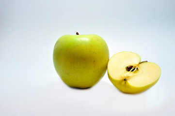 Green Apple Isolated on White