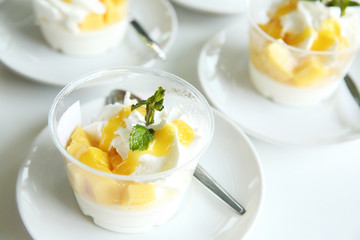 Mango Panna cotta