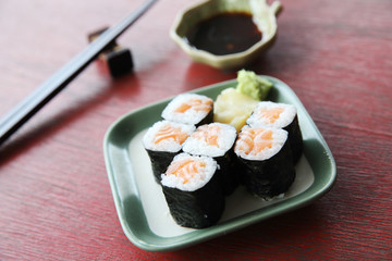 Salmon Maki sushi