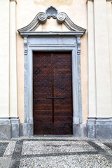 italy  lombardy     in  the somma   closed brick tower step