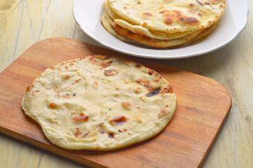 Mexican cuisine. Fried tortilla.