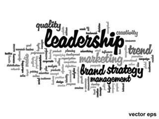 Vector onceptual business word cloud