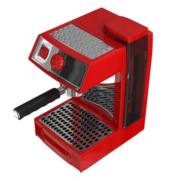 Red Coffee Machine