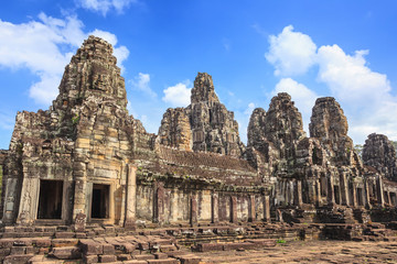 Bayon Temple at Angkor Wat, Siem Reap Cambodia