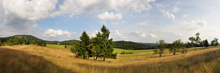 Panoramafoto Knüllfeld / Thüringen