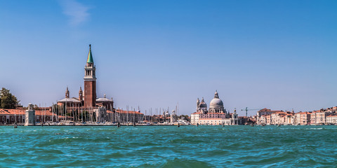 Fototapeta premium Lagoon of Venice, Italy. Travel Picture from September