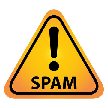 Warning sign - Spam