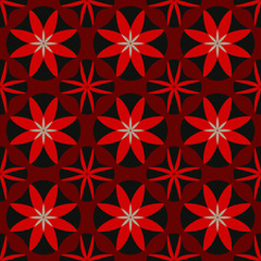 seamless background with abstract geometric shapes