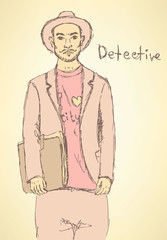 Sketch doetective in Mafia board game