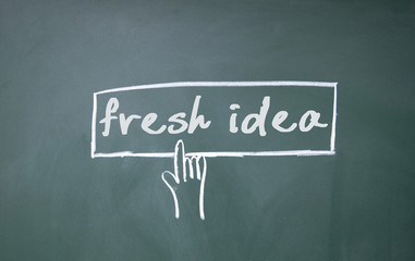 finger click fresh idea symbol