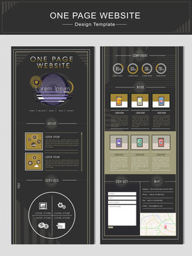quality one page website design template