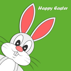 Abstract cute easter bunny