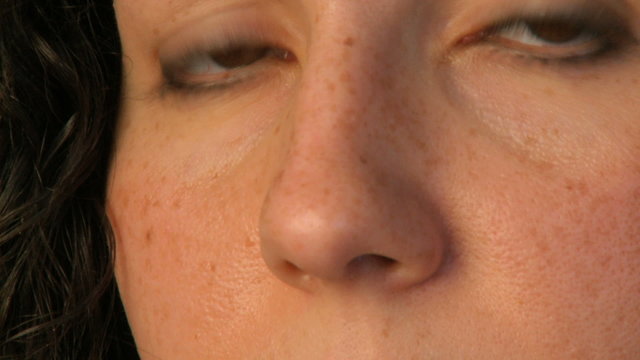 Close up shot of a female in her 30