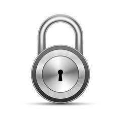 Vector Metallic Padlock