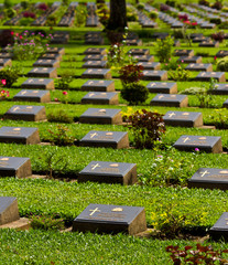 The Kanchanaburi war cemetery