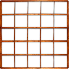 bacheca a mensole di legno vintage © Photobeps