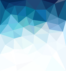 vector abstract blue background with mosaic for business