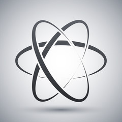 Vector atom icon © RealVector