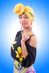 Girl preparing for summer vacation