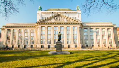 Naklejka premium Croatian National State Archives building in Zagreb