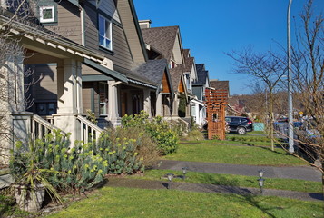 A new residential area for settling into the houses