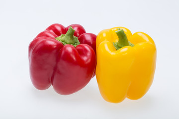 sweet pepper isolated on white background