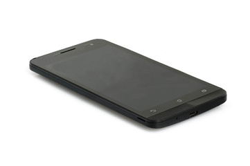 Black modern smartphone