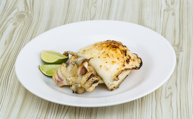 Grilled cuttlefish