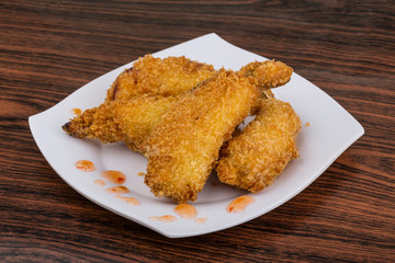 Fried prawn tempura