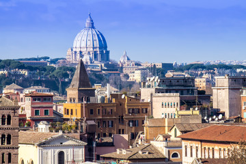 Fototapeta na wymiar Cityscape of Rome