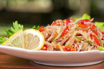 Fresh funchozy salad