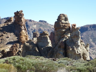 Fototapeta na wymiar Wanderung an den Roques de Garcia