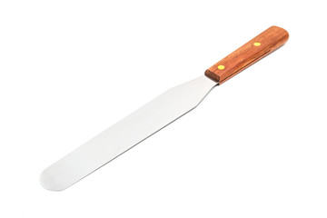 spatula with wooden handle