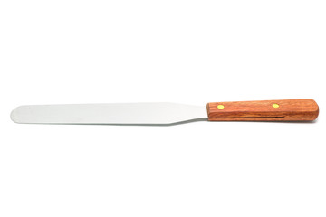 spatula with wooden handle