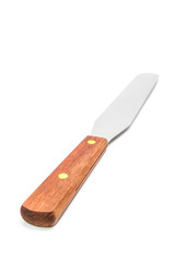 spatula with wooden handle