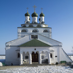 Богоявленский мужской монастырь в городе Мстёра,Россия